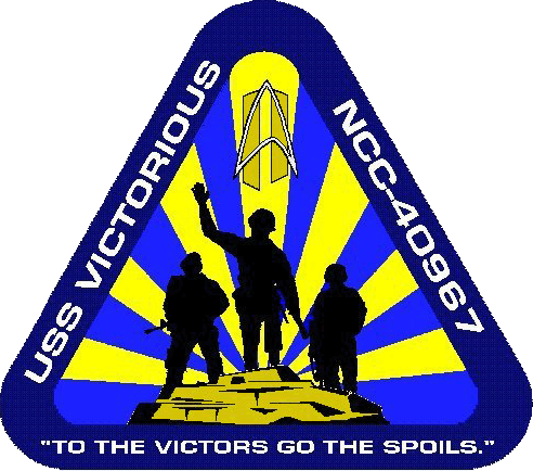 This logo was used when the USS Victorious was refitted.